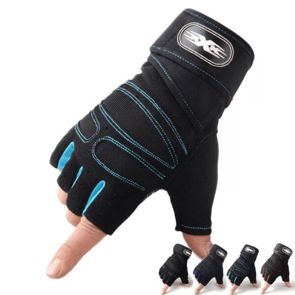 Workout Fitness half finger Gloves